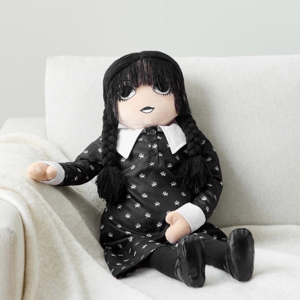 Pottery Barn Wednesday Addams Plush Doll